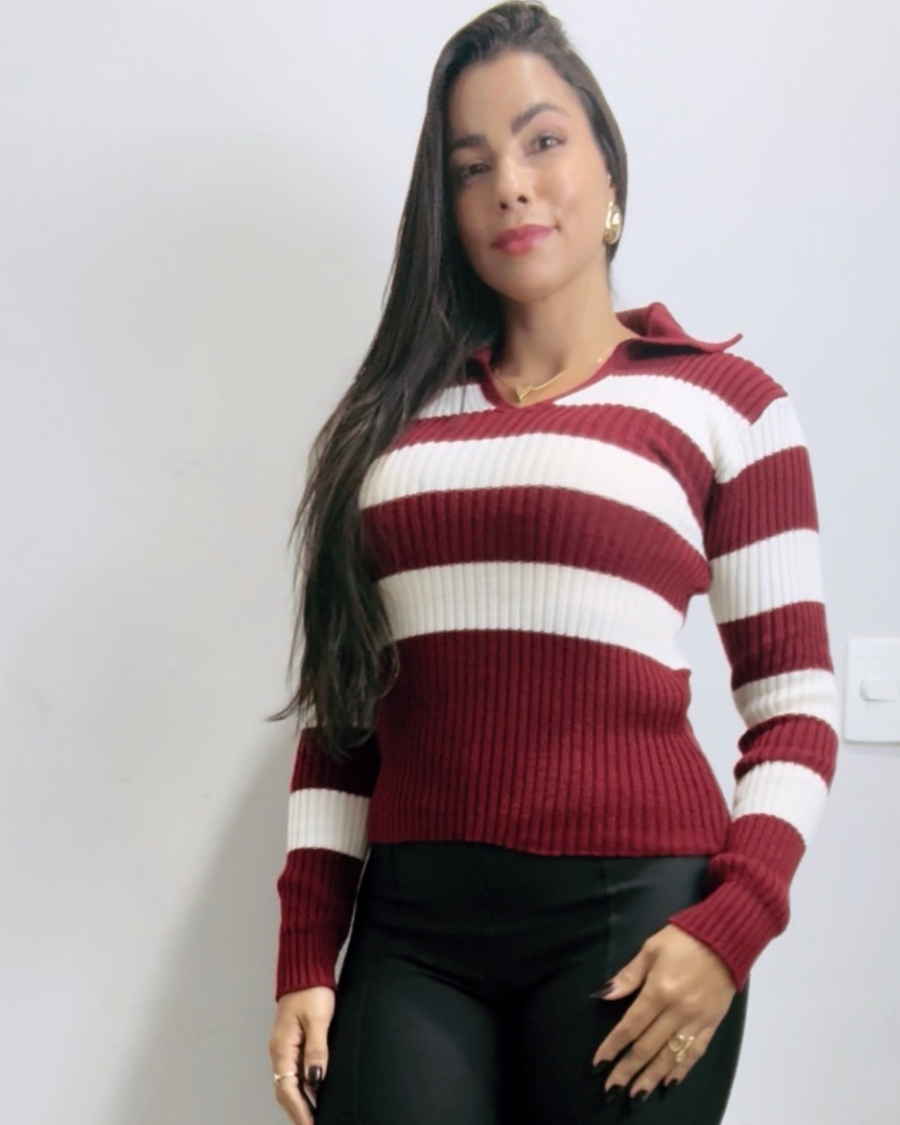 BLUSA MODAL GOLA POLO