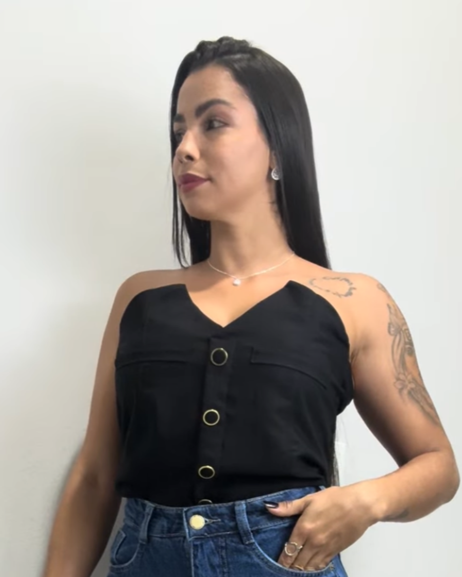 CROPPED TOMARA QUE  CAIA