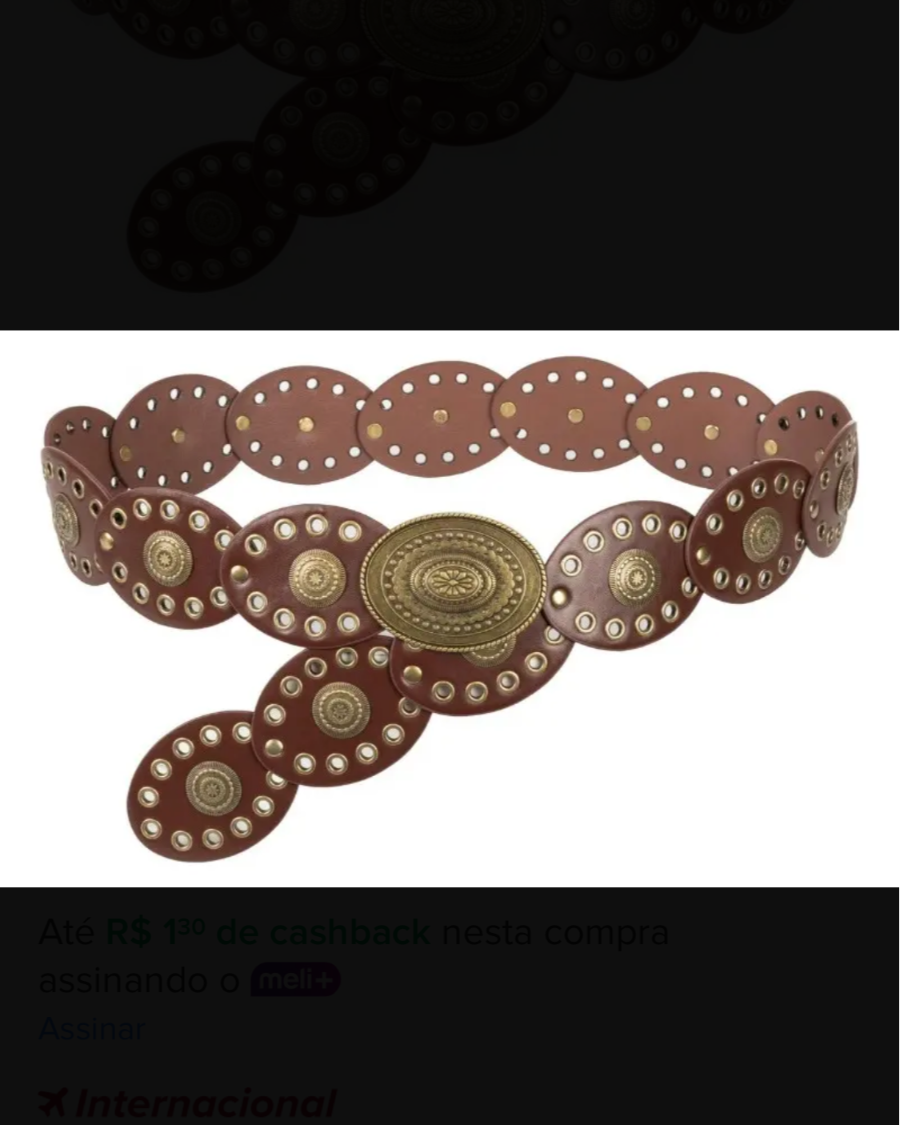 Cinto Boho Chic