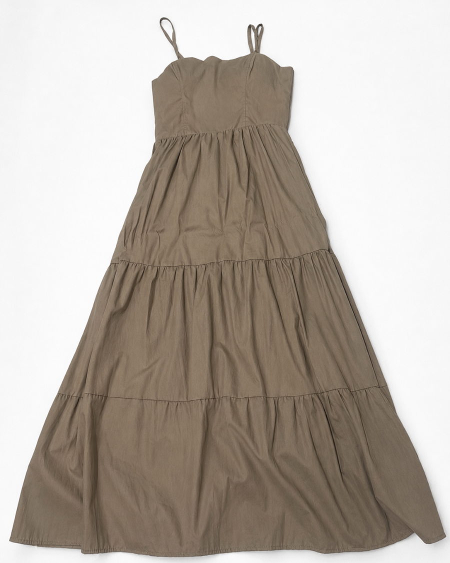 Vestido longo com bojo